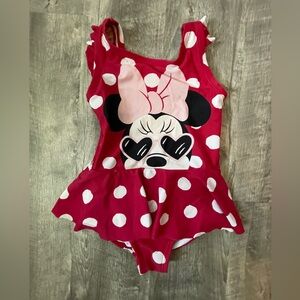 Minnie Mouse Hanna Andersson peplum swim suit
